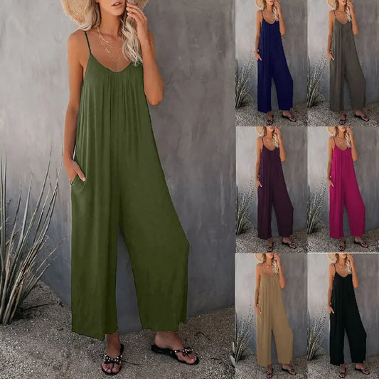 Loose Long Jumpsuit