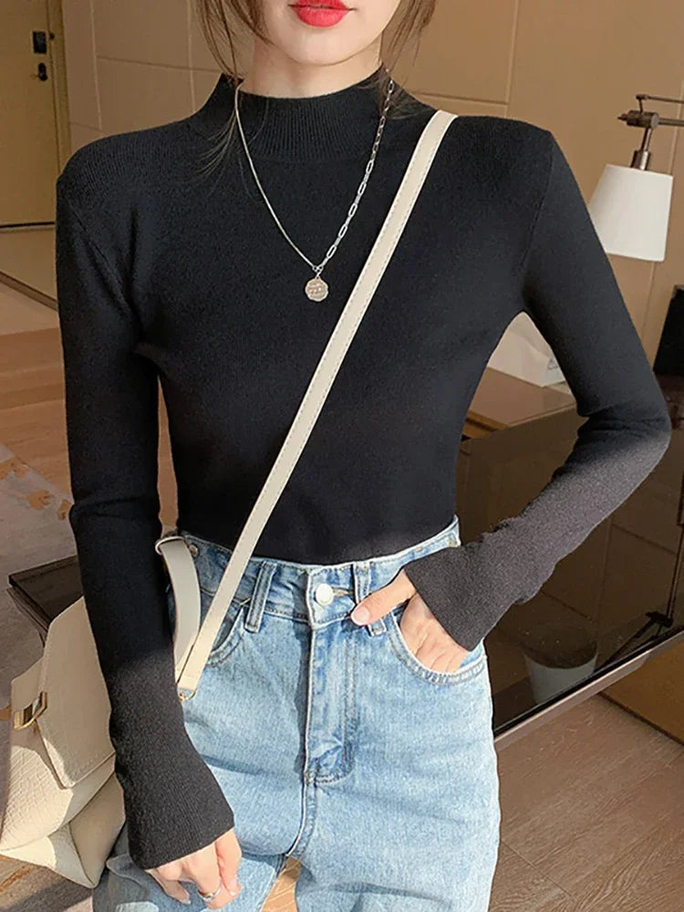 Long Sleeve Turtleneck Sweater