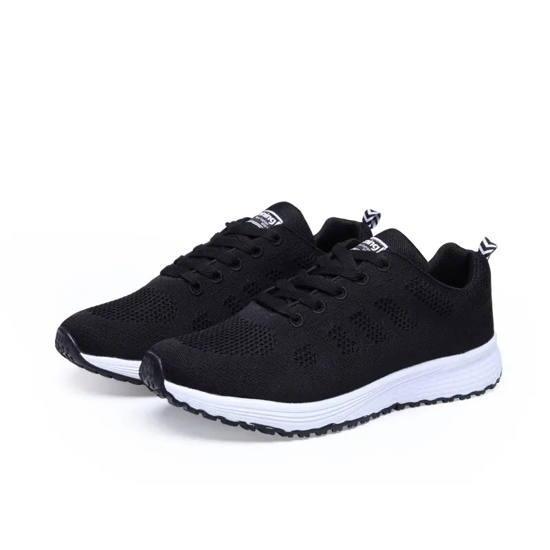 Women's Casual Flats Air Mesh Breathable Trainers Ladies Shoes Female Sneakers Women Basket Tenis Feminino