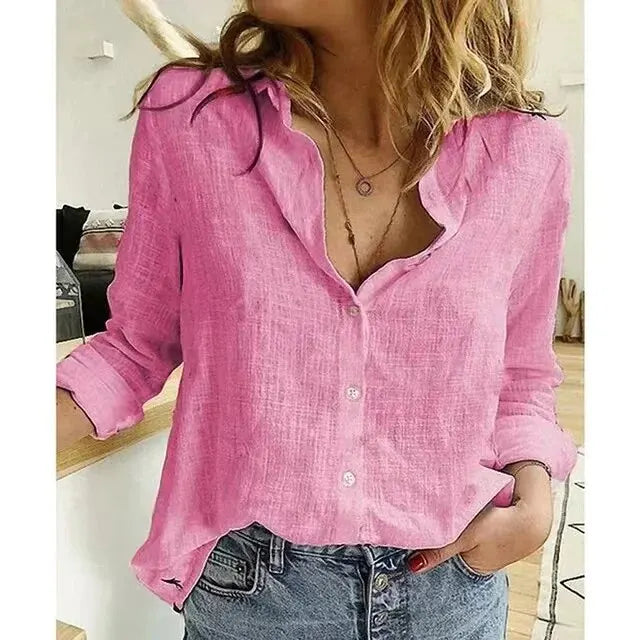 Loose Long Sleeve Casual T-Shirt