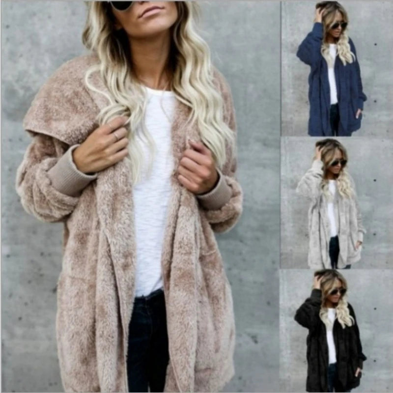 Double Fleece Cardigan Jacket