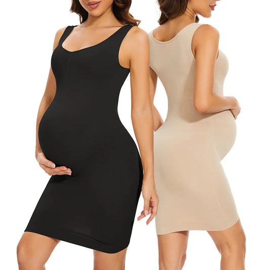 Summer Sleeveless Maternity Dress