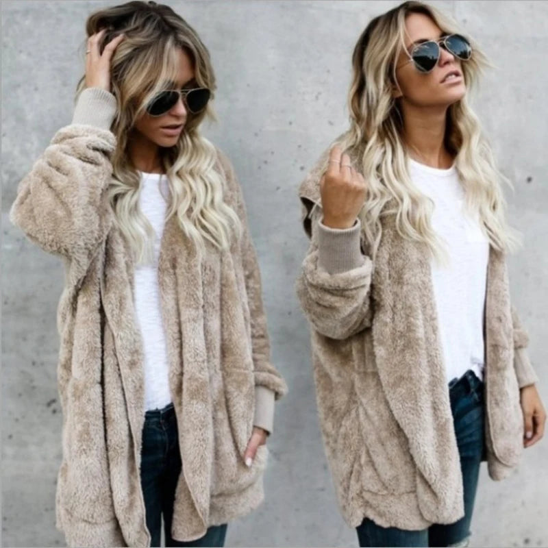 Double Fleece Cardigan Jacket