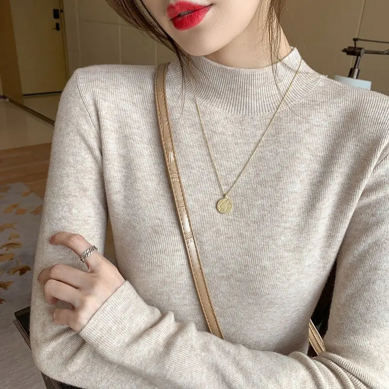 Long Sleeve Turtleneck Sweater