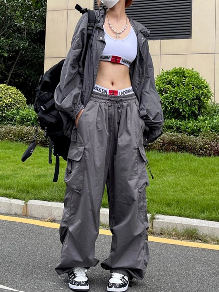 Y2K Parachute Pants