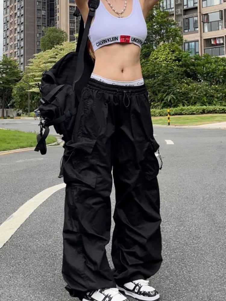 Y2K Parachute Pants