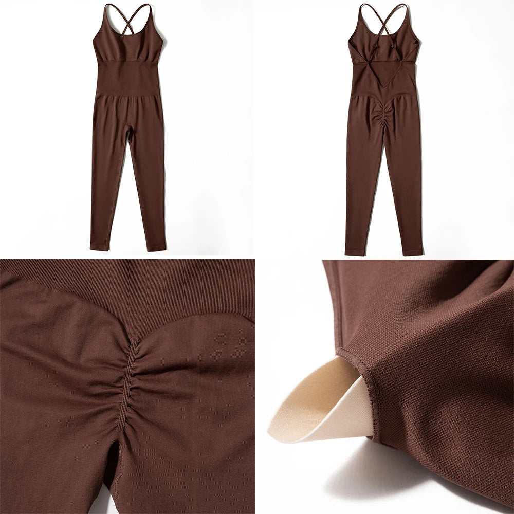 Bodycon Jumpsuit -Sleeveless Slim Jumpsuit