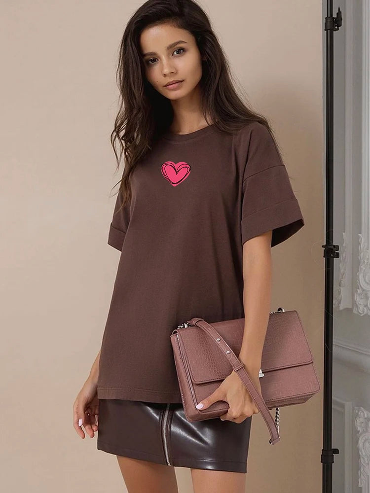 Heart Printed T-shirt