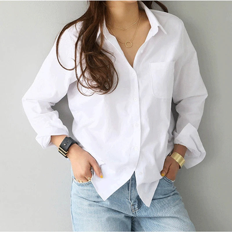 White Cotton Blouse