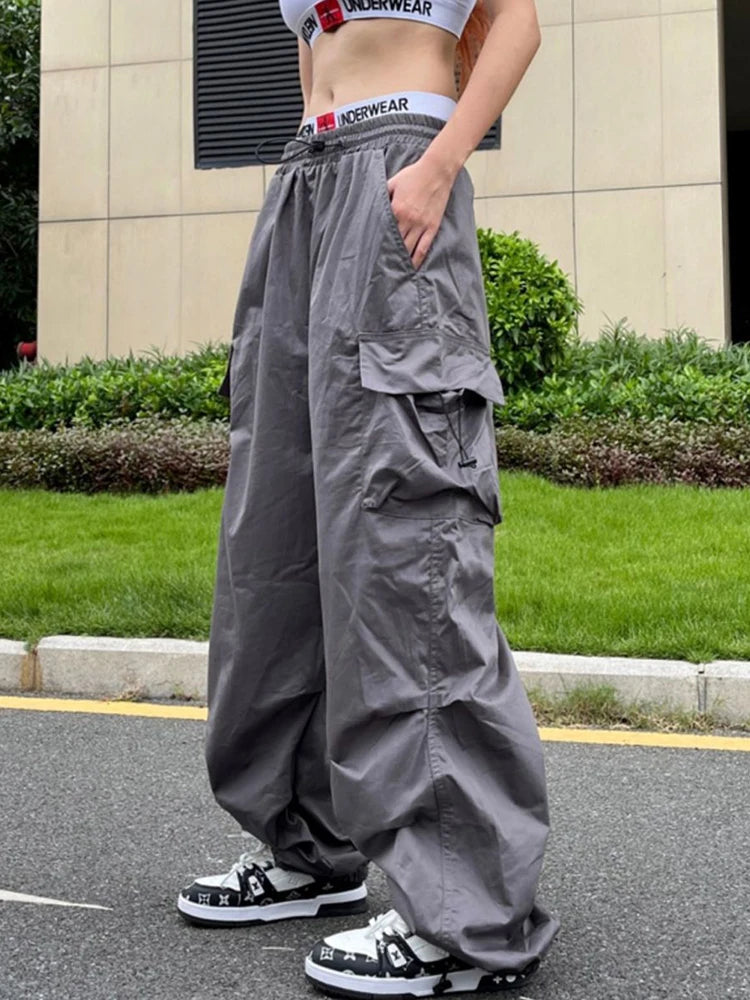 Y2K Parachute Pants